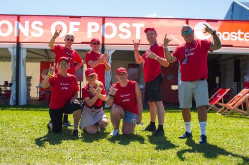 Gjengen fra Posten Norge AS på Tons of Rock